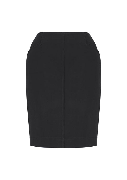 Biz Corporate Womens Bandless Pencil Skirt (20717)-Clearance