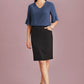 Biz Corporate Womens Siena Bandless Pencil Skirt (20717)