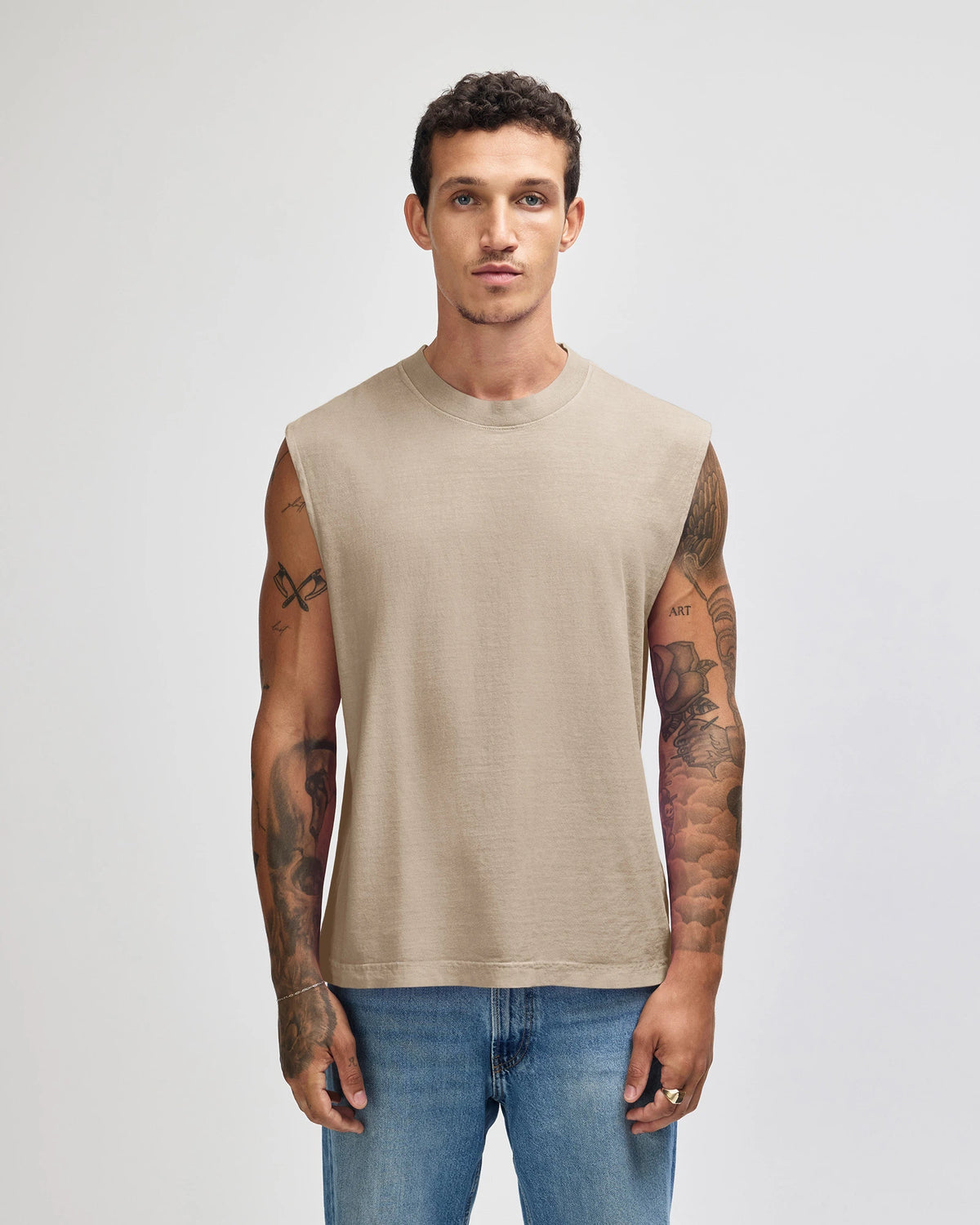 American Apparel Unisex Dyed Muscle Tee (207GD)
