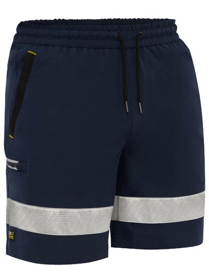 Bisley Flx & Move Taped 4-Way Stretch Elastic Waist Cargo Short (BSHC1333T)