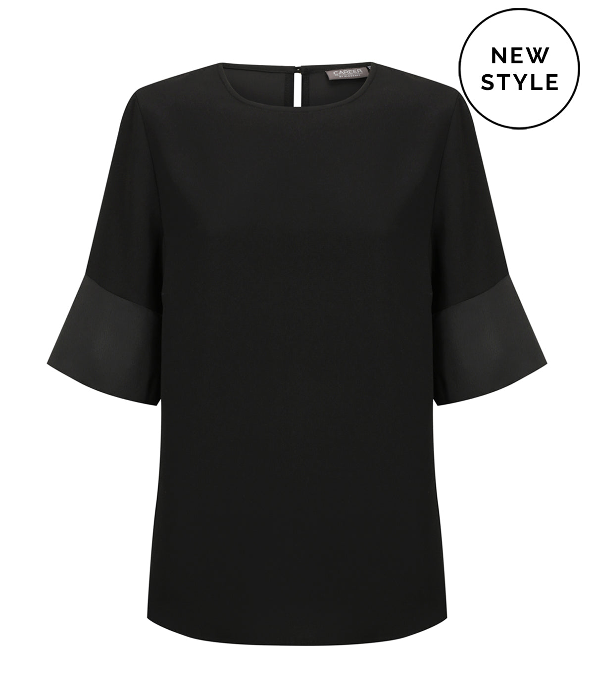 Gloweave Celine Contrast Sleeve Top (2113WS)