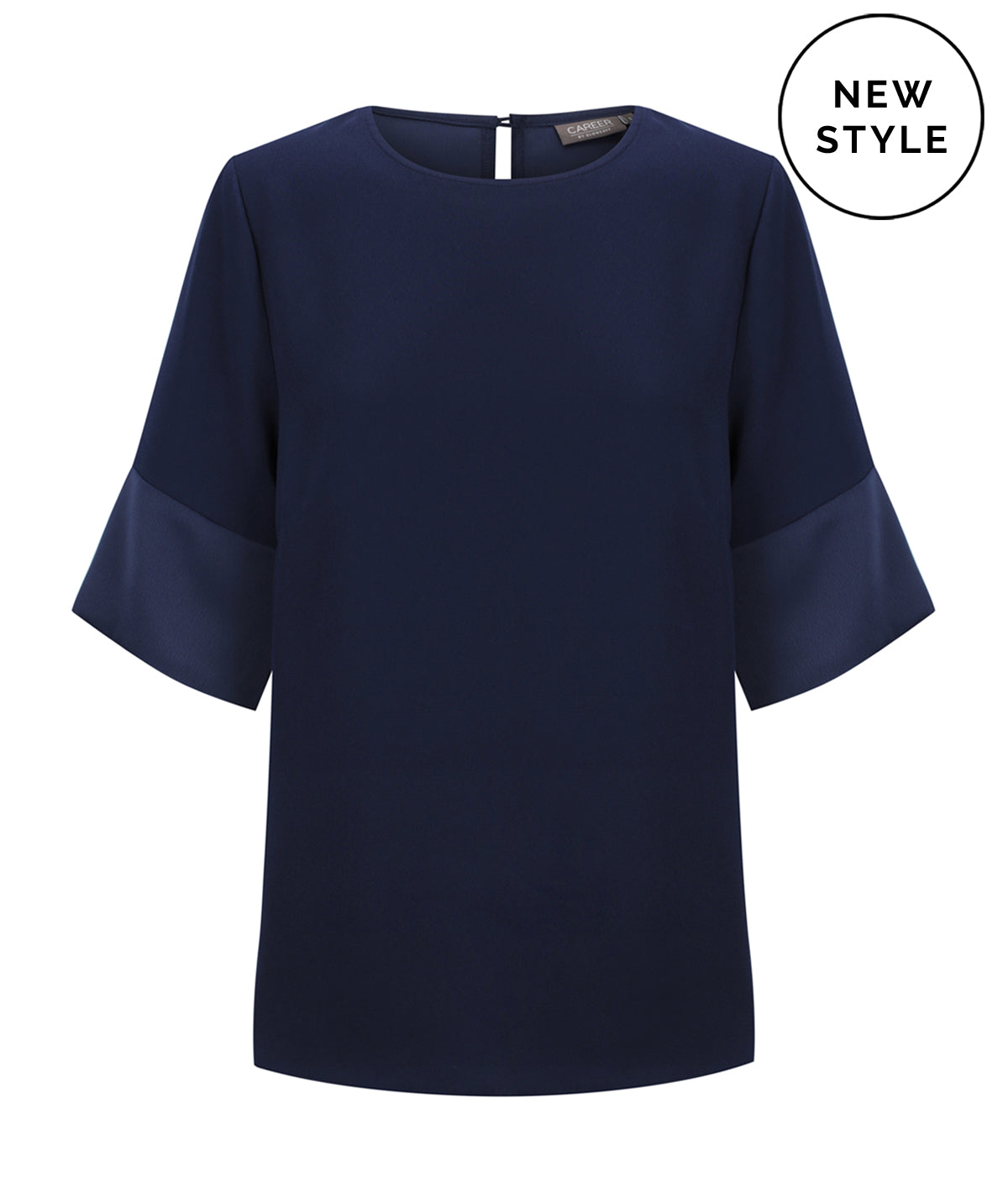 Gloweave Celine Contrast Sleeve Top (2113WS)