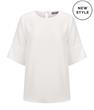 Gloweave Celine Contrast Sleeve Top (2113WS)