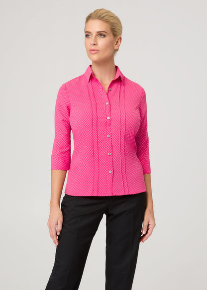 City Collection Stretch Spot-3/4 Sleeve (2172) (2nd 2 colors)