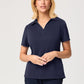 City Collection Ella S/Slv Detail Polo Top W/Side Splits(2274)