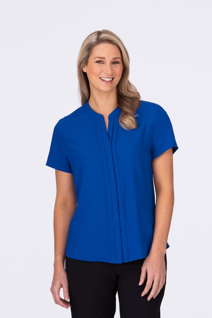 City Collection Envy Pleated Front Shirt (2288)