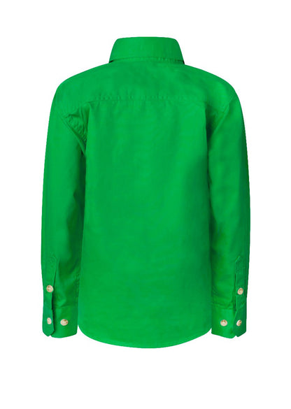 Workcraft Kids Closed Front Cotton Shirt (WSK131)
