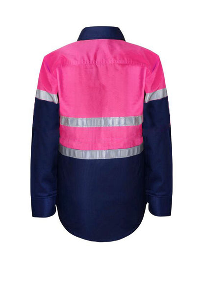 Workcraft Kids Two Tone Shirt - Taped (WSK129)