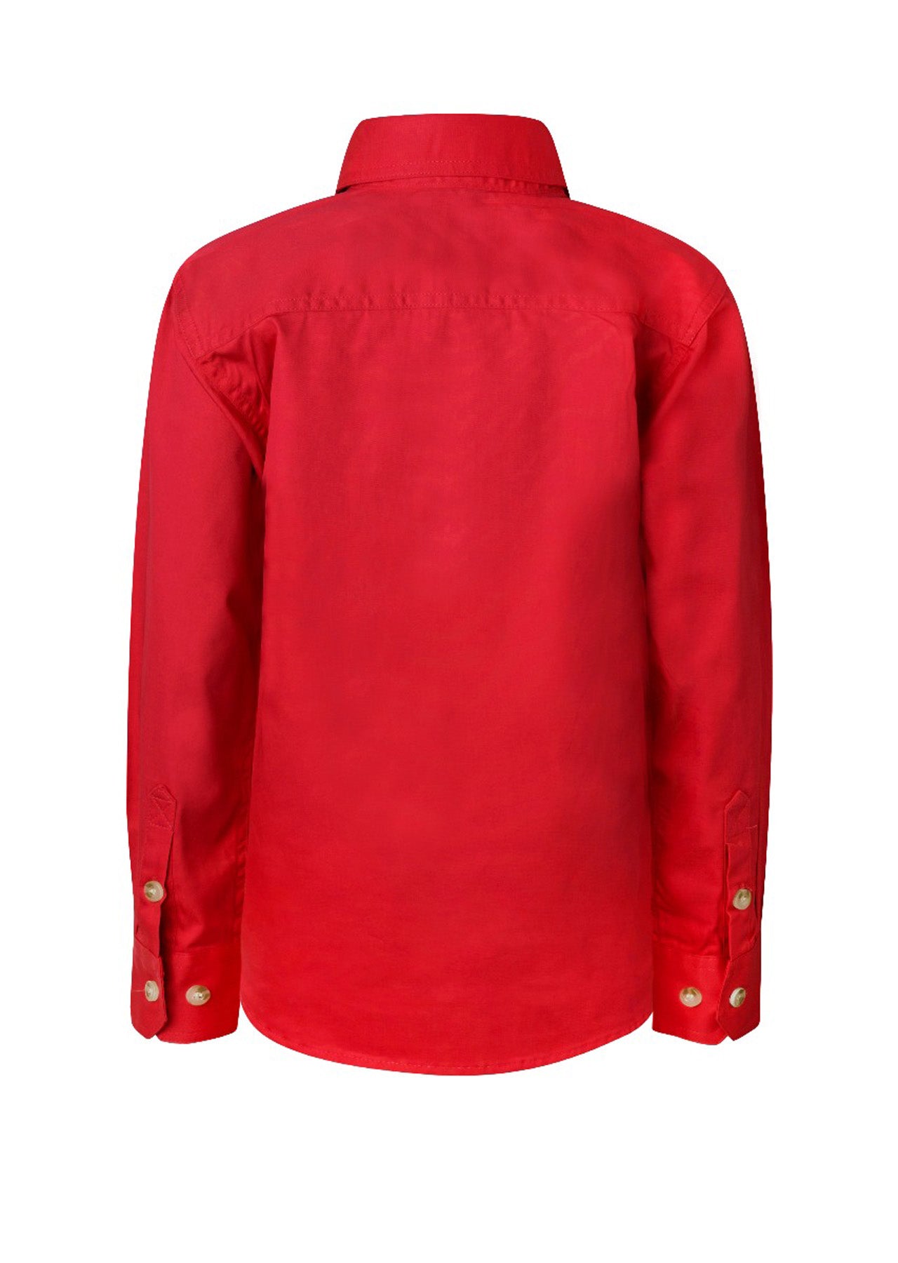 Workcraft Kids Closed Front Cotton Shirt (WSK131)
