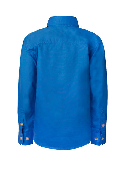 Workcraft Kids Closed Front Cotton Shirt (WSK131)
