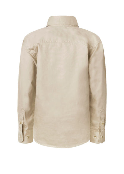 Workcraft Kids Closed Front Cotton Shirt (WSK131)