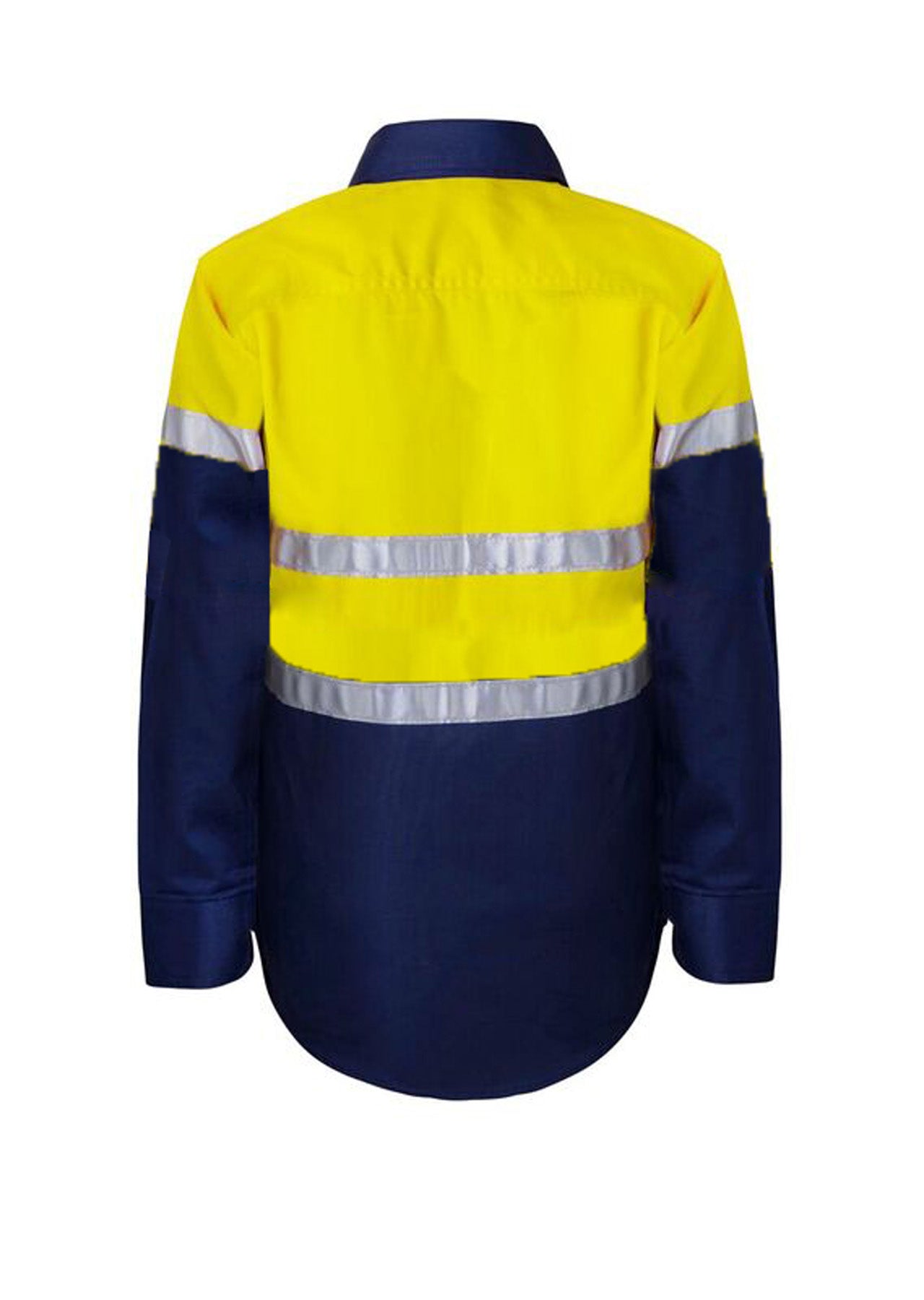 Workcraft Kids Hi Vis Csr Tape Shirt-LS (WSK125)