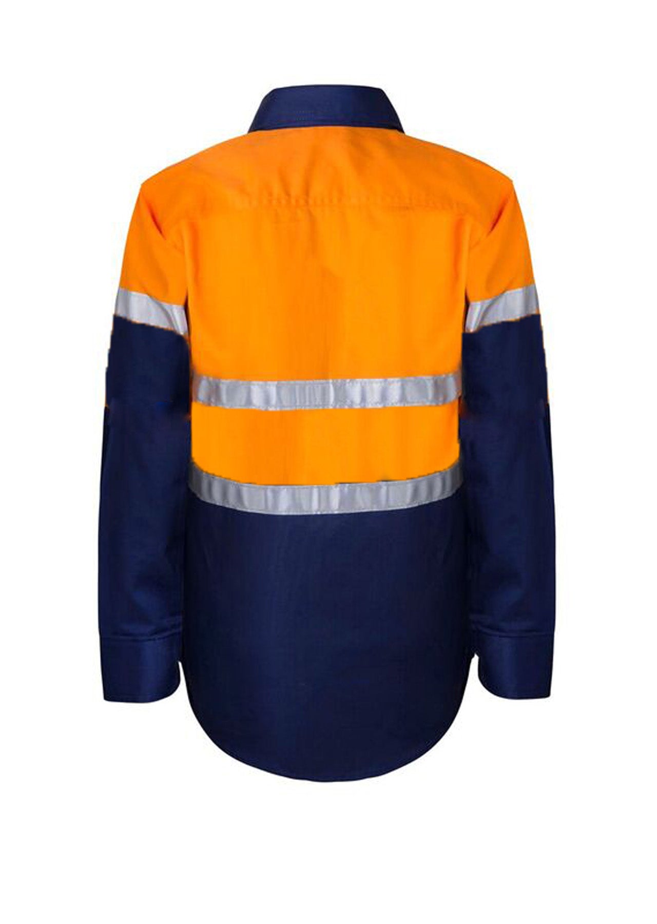 Workcraft Kids Hi Vis Csr Tape Shirt-LS (WSK125)
