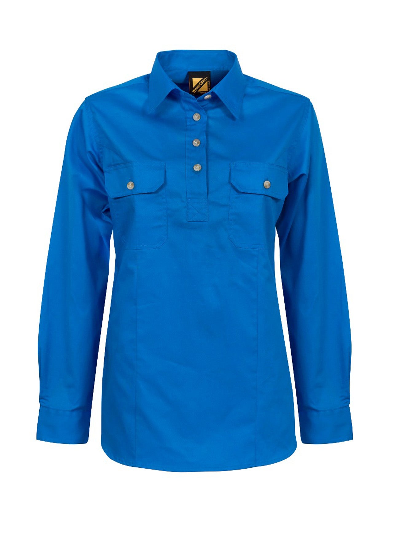 Workcraft Ladies Half Placket Shirt (WSL505)