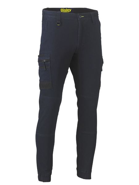 Bisley Flex And Move Stretch Denim Cargo Cuffed Pants (BPC6335)