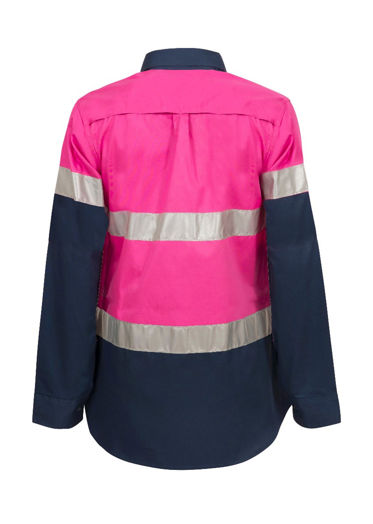 Workcraft Ladies Hivis Shirt Csr Tape-LS (WSL503)