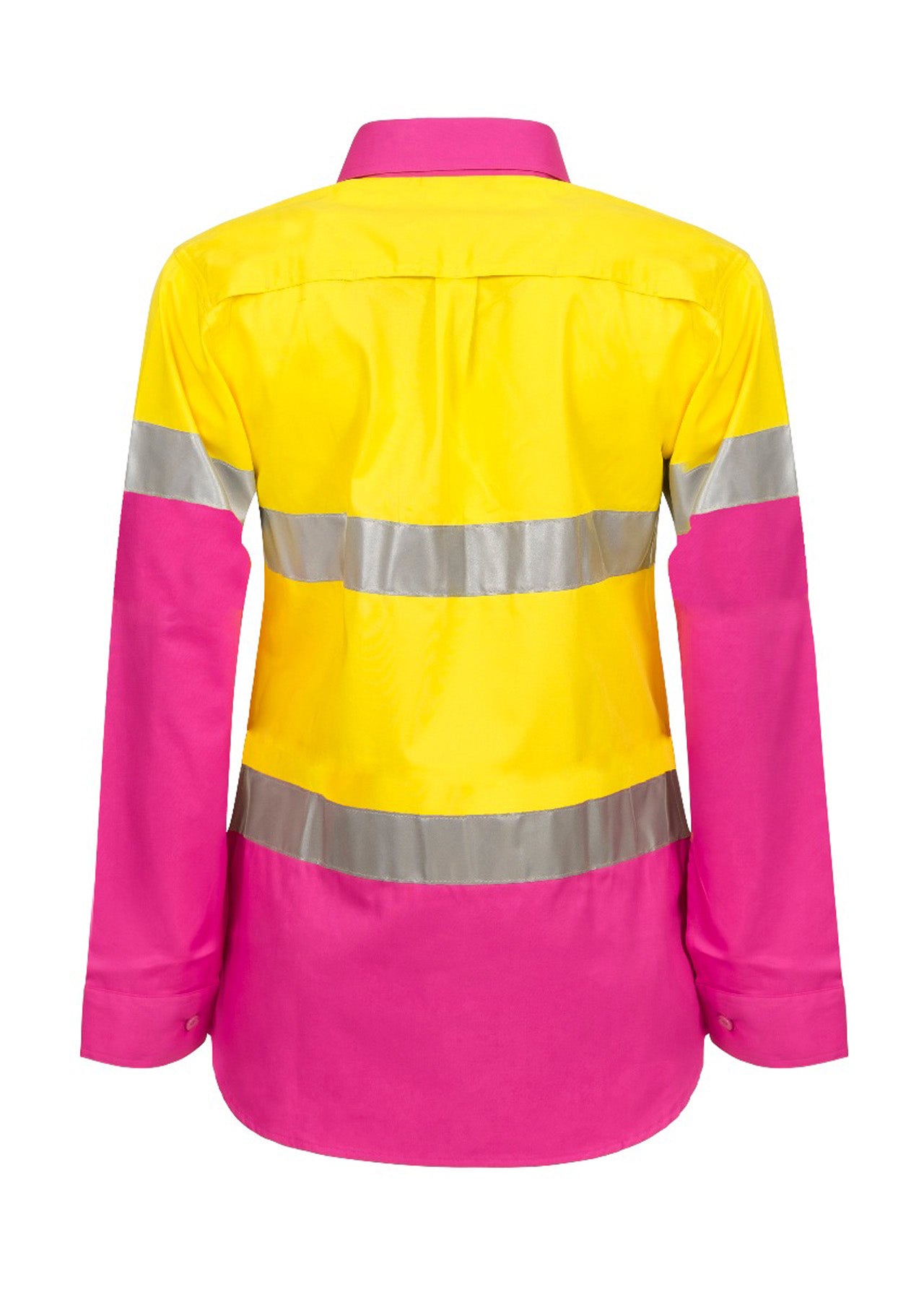 Workcraft Ladies Hivis Shirt Csr Tape-LS (WSL501)