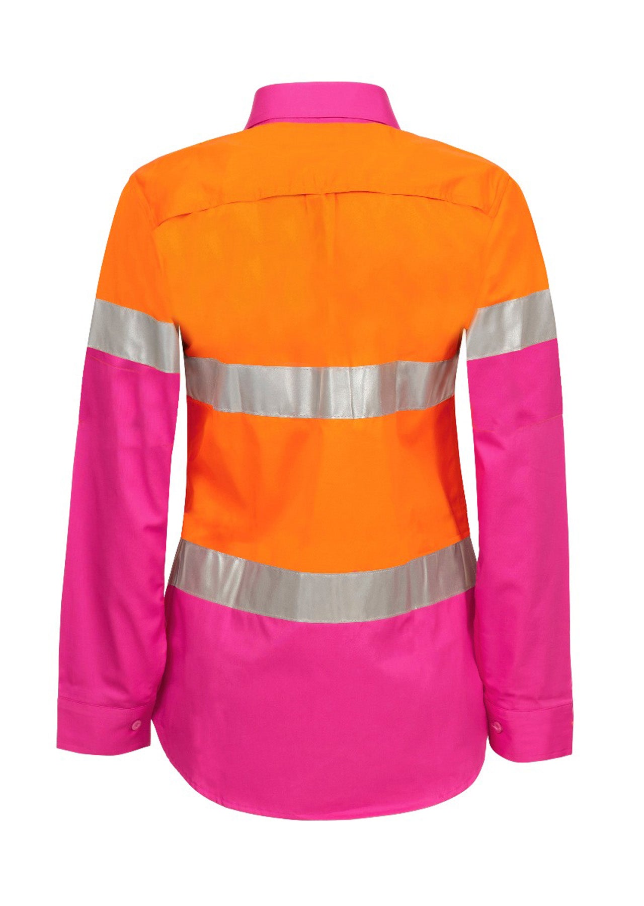 Workcraft Ladies Hivis Shirt Csr Tape-LS (WSL501)