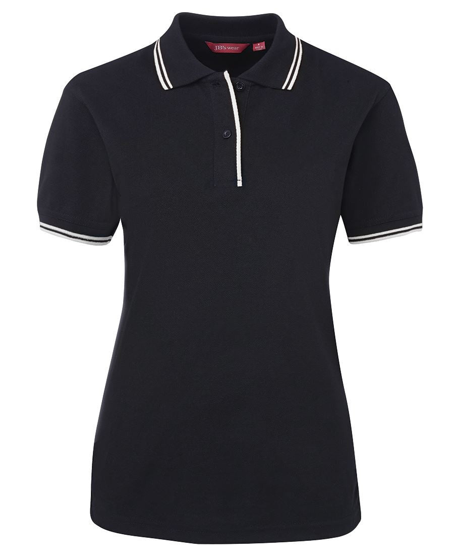 JB's Wear-Jb's Ladies Contrast Polo 2nd ( 9 Color )-Navy/White / 8-Uniform Wholesalers - 5