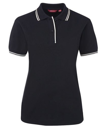 JB's Wear-Jb's Ladies Contrast Polo 2nd ( 9 Color )-Navy/White / 8-Uniform Wholesalers - 5