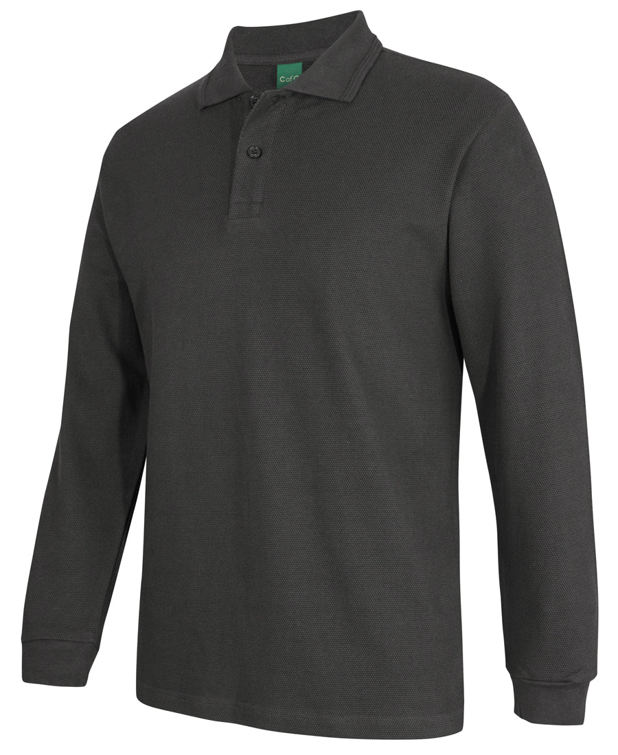 JB's C of C 320g L/s Popcorn Cotton Polo (2PCL)