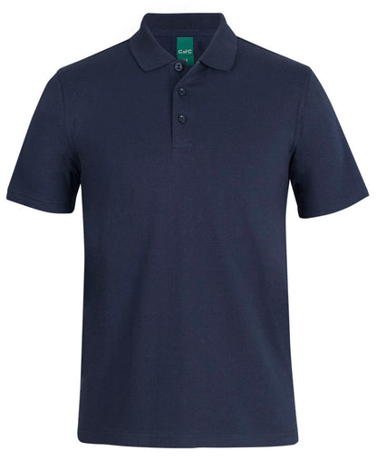 JB's C OF C Cotton S/S Stretch Polo (2STS)-Navy