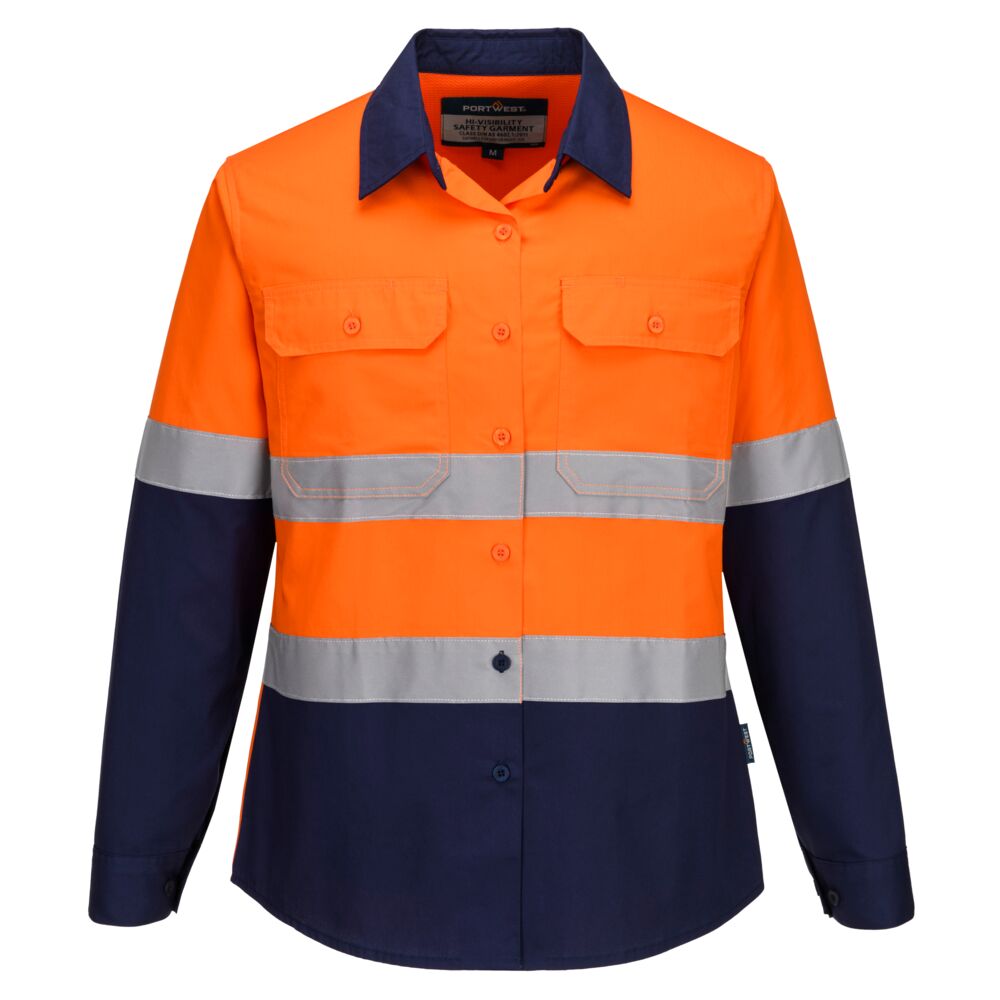 Portwest Hi-Vis Women's Lightweight Contrast Shirt L/S (ML803)