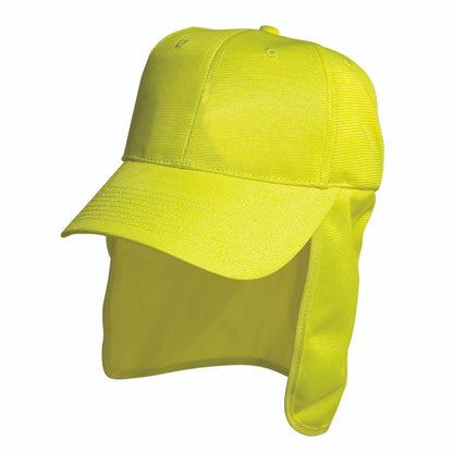 Headwear Luminescent Safety Cap With Flap (3023)