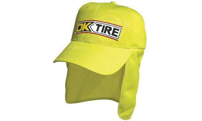 Headwear-Headwear Luminescent Safety Cap with Flap--Uniform Wholesalers