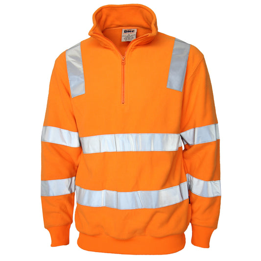 DNC Hi Vis VIC Rail 1/2 Zip Polar Fleece(3731)