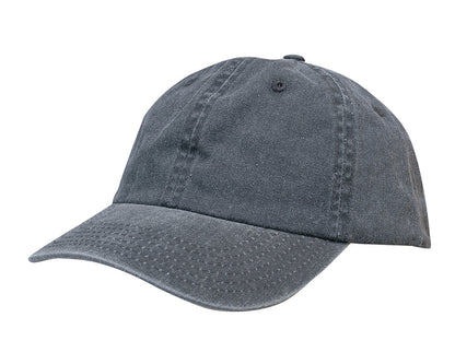 Headwear Enzyme Washed Pigment Dyed Cotton Twill Cap (3968)