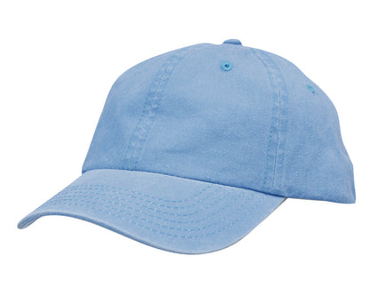 Headwear Enzyme Washed Pigment Dyed Cotton Twill Cap (3968)