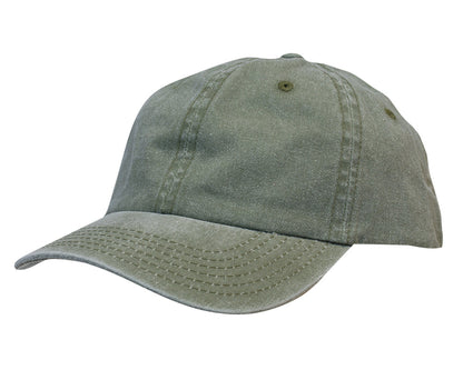Headwear Enzyme Washed Pigment Dyed Cotton Twill Cap (3968)