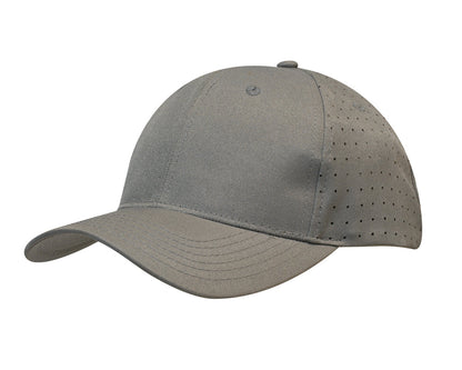 Headwear Breathable Poly Twill Cap With Circle Perforations (3975)