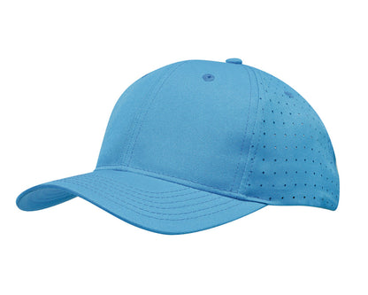 Headwear Breathable Poly Twill Cap With Circle Perforations (3975)