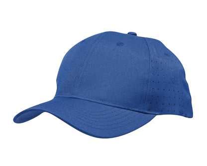 Headwear Breathable Poly Twill Cap With Circle Perforations (3975)