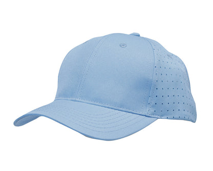Headwear Breathable Poly Twill Cap With Circle Perforations (3975)