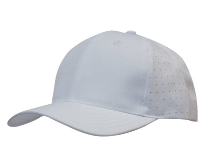 Headwear Breathable Poly Twill Cap With Circle Perforations (3975)