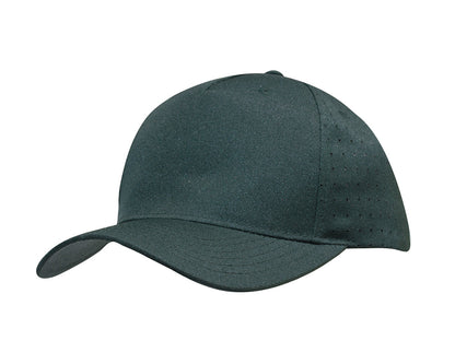 Headwear Breathable Poly Twill Cap With Circle Perforations (3976)