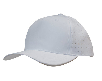 Headwear Breathable Poly Twill Cap With Circle Perforations (3976)