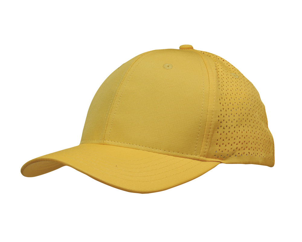 Headwear Sports Ripstop Twill Cap With Triangle Perforations (3977)