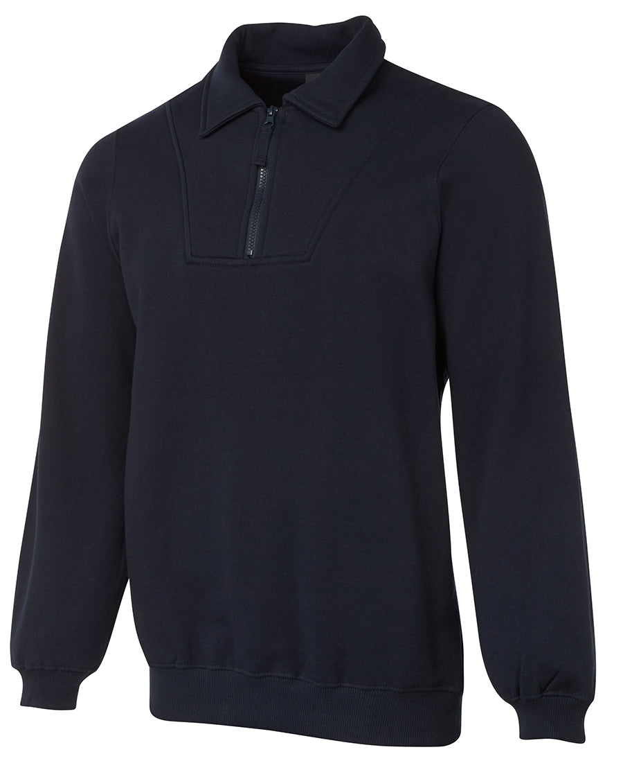JB's Adults Half Zip Fleecy Sweat (3FSZ)