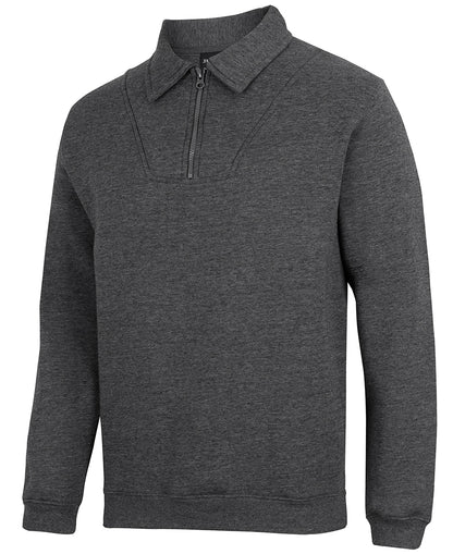 JB's Adults Half Zip Fleecy Sweat (3FSZ)
