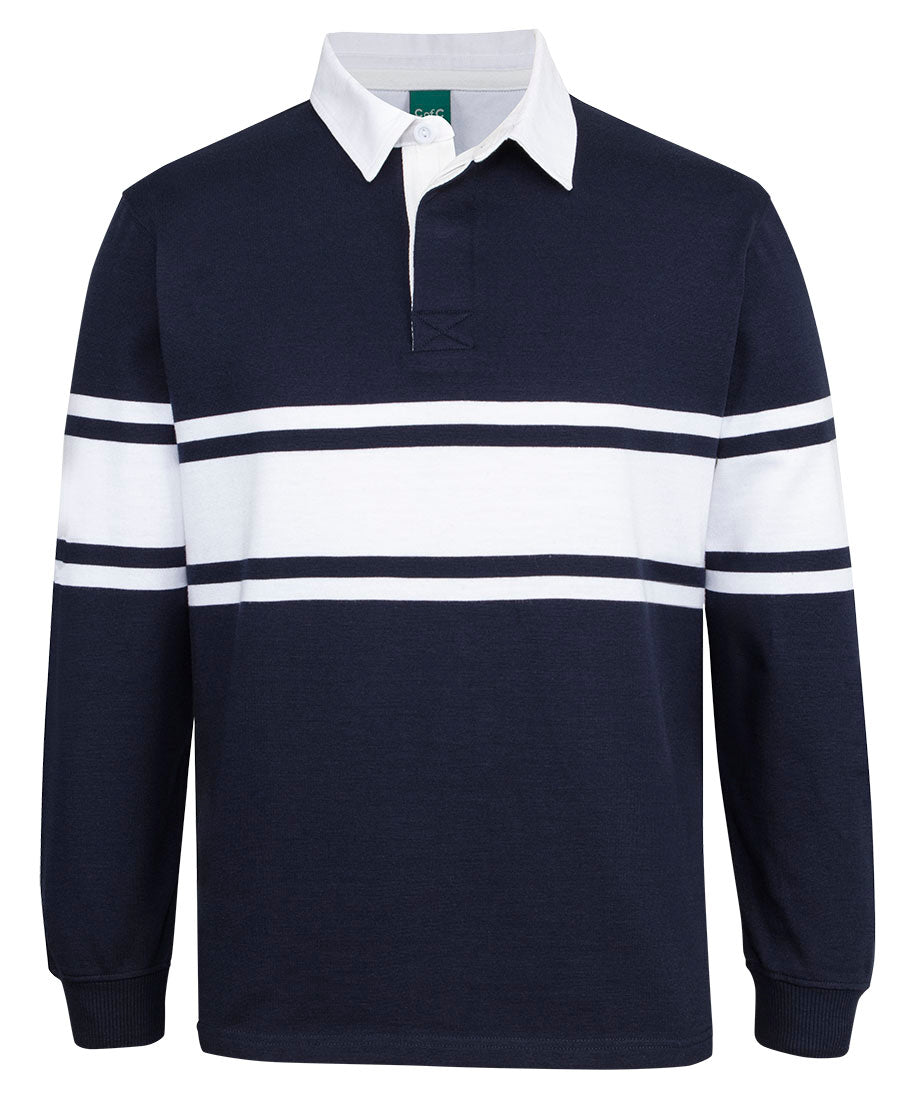 JB's C Of C 3 Stripe Yarn Dyed Rugby (3RY3)