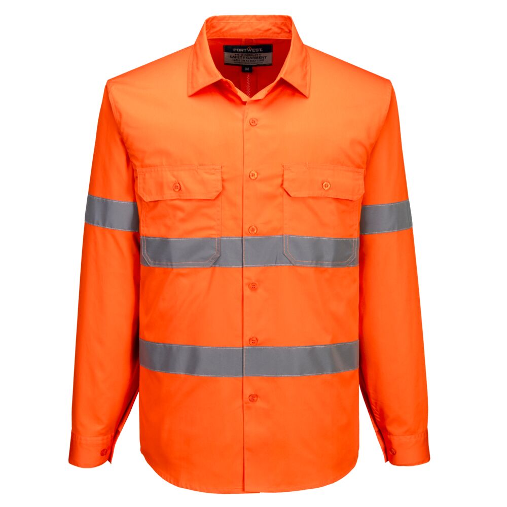 Portwest Hi-Vis Lightweight Shirt L/S (MA304)