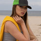 Headwear Brushed Cotton with Mesh Back Cap (4002)