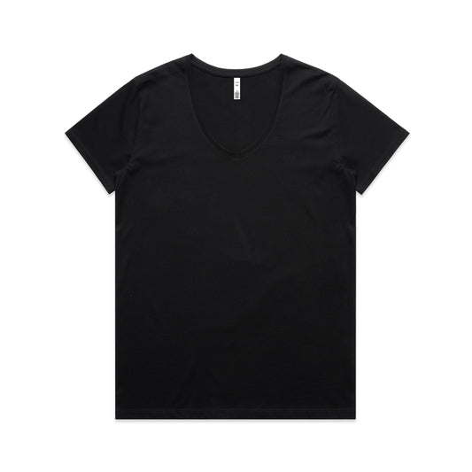 Ascolour Wo's Maple V Neck Tee - (4023)