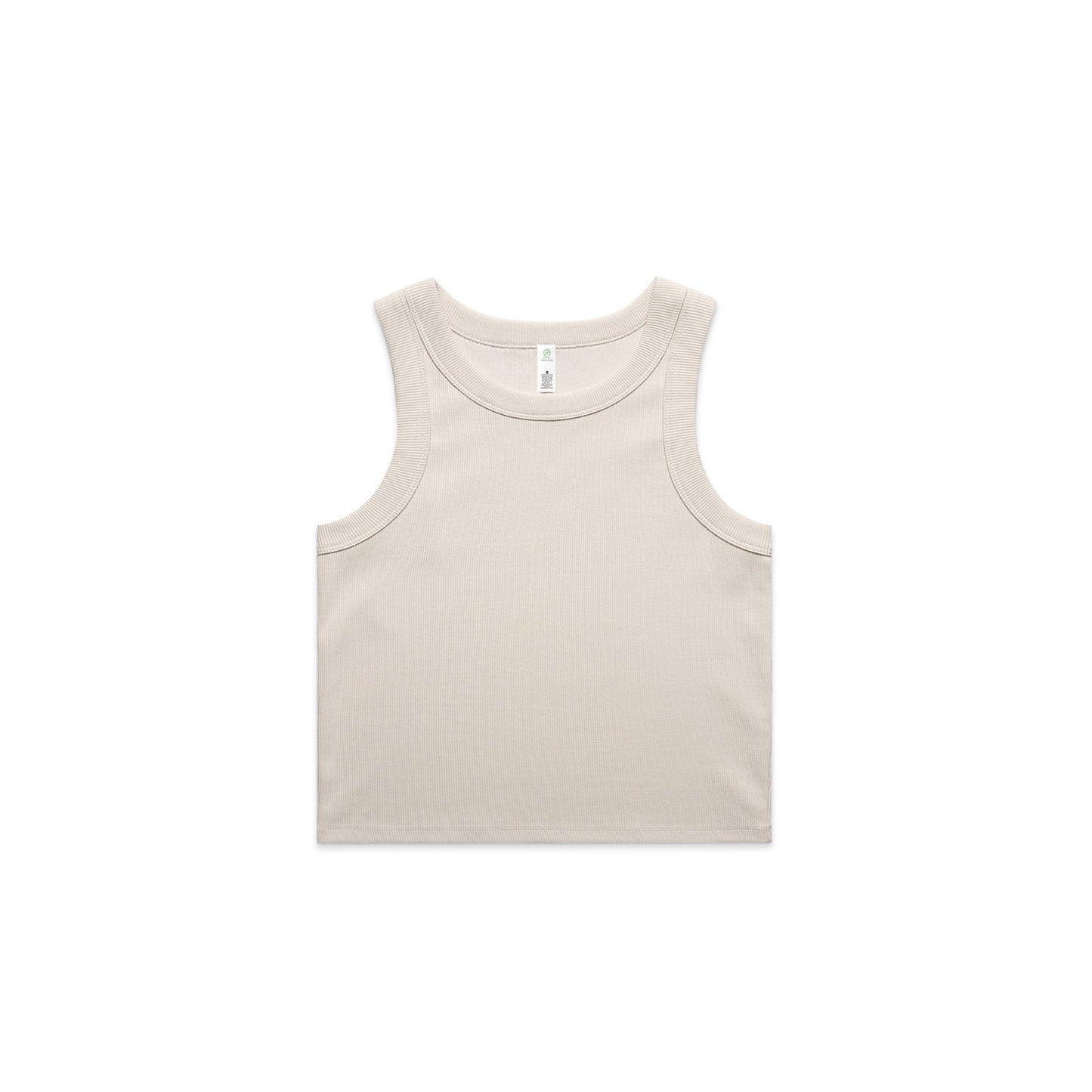 Ascolour Wo's Organic  Rib Crop Tank (4064G)