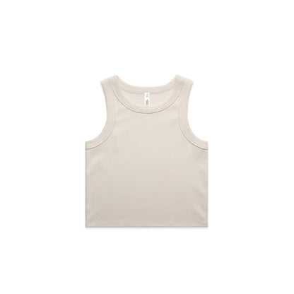 Ascolour Wo's Organic  Rib Crop Tank (4064G)
