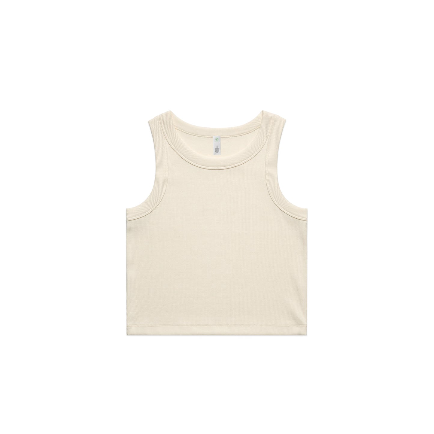 Ascolour Wo's Organic  Rib Crop Tank (4064G) 
